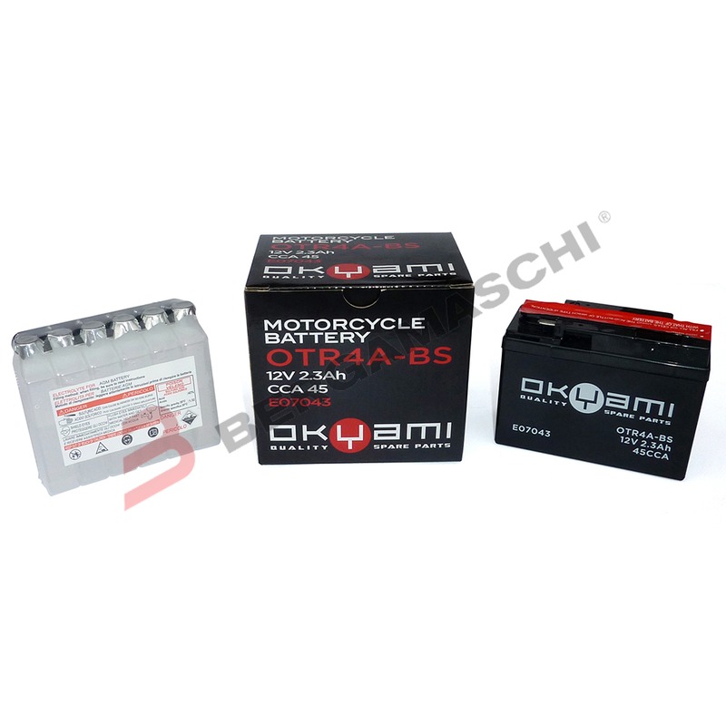 BATTERIA OKYAMI OTR4A-BS CON ACIDO